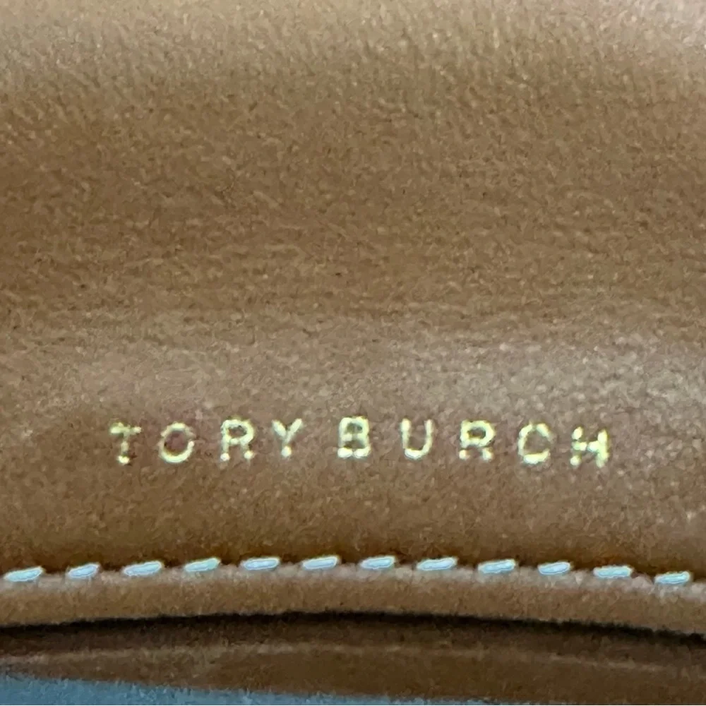 Tory Burch Miller Metal Phone‎ Crossbody Purse Bag in Aged Camello Leather EUC